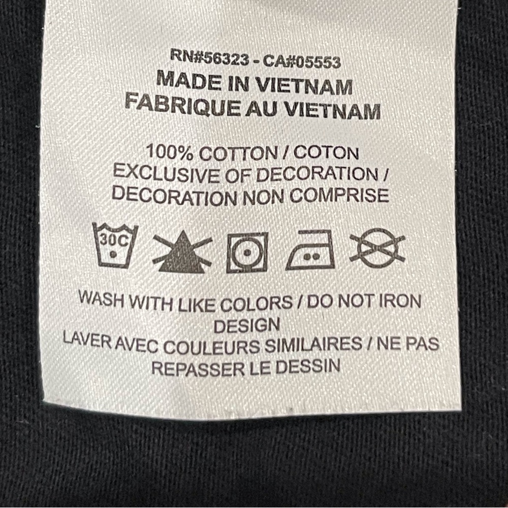 Jordan Black Tee with Red Logo - Picture 7 of 8